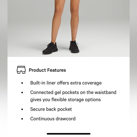 Lululemon Speed Up Low Rise Shorts 2.5” Inseam Pink/Black Size 6/Small MSRP $68 - Picture 11 of 13